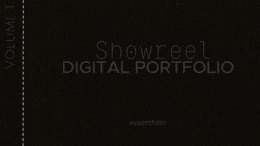 VyPortfolio animated showreel preview